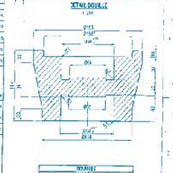 Columns with a diameter of 093 mm and Bushings for Columns