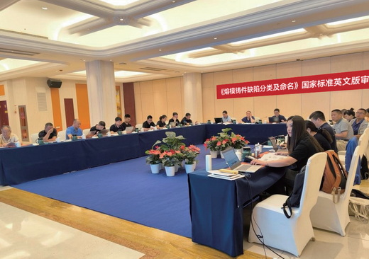 《熔模铸件缺陷分类及命名》国家标准英文版审查会在无锡召开