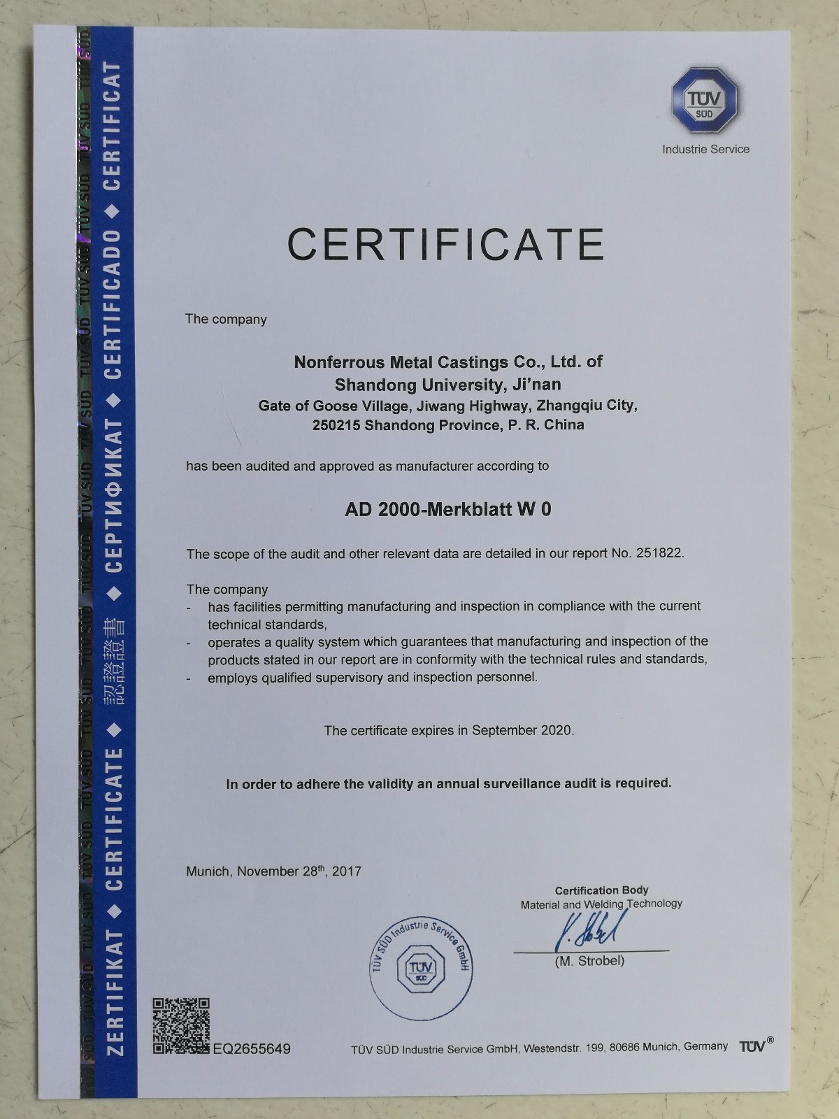AD 2000-mERKBLATT W0